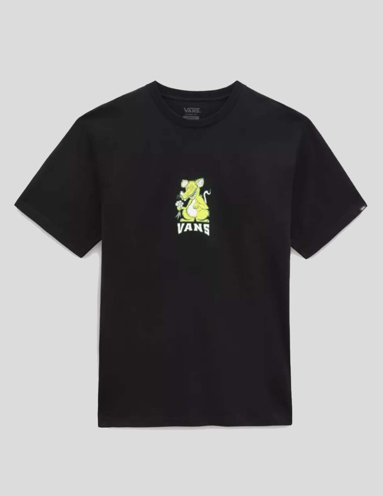 T-shirt VANS trippy rat tee black